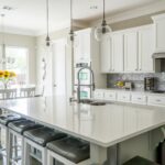 kitchen and dining area